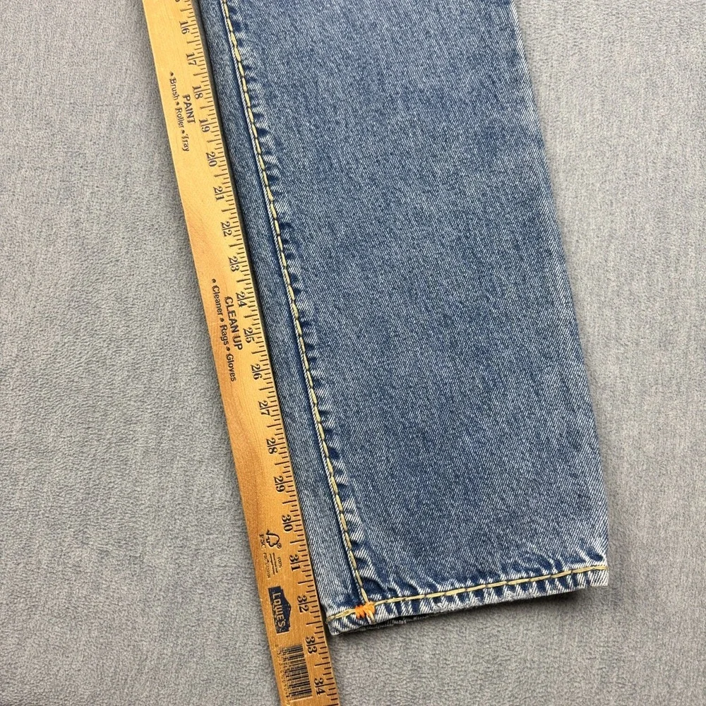 True Religion Jeans Men 33X33 Blue Geno Super T Relaxed Slim Flap Pocket Pants